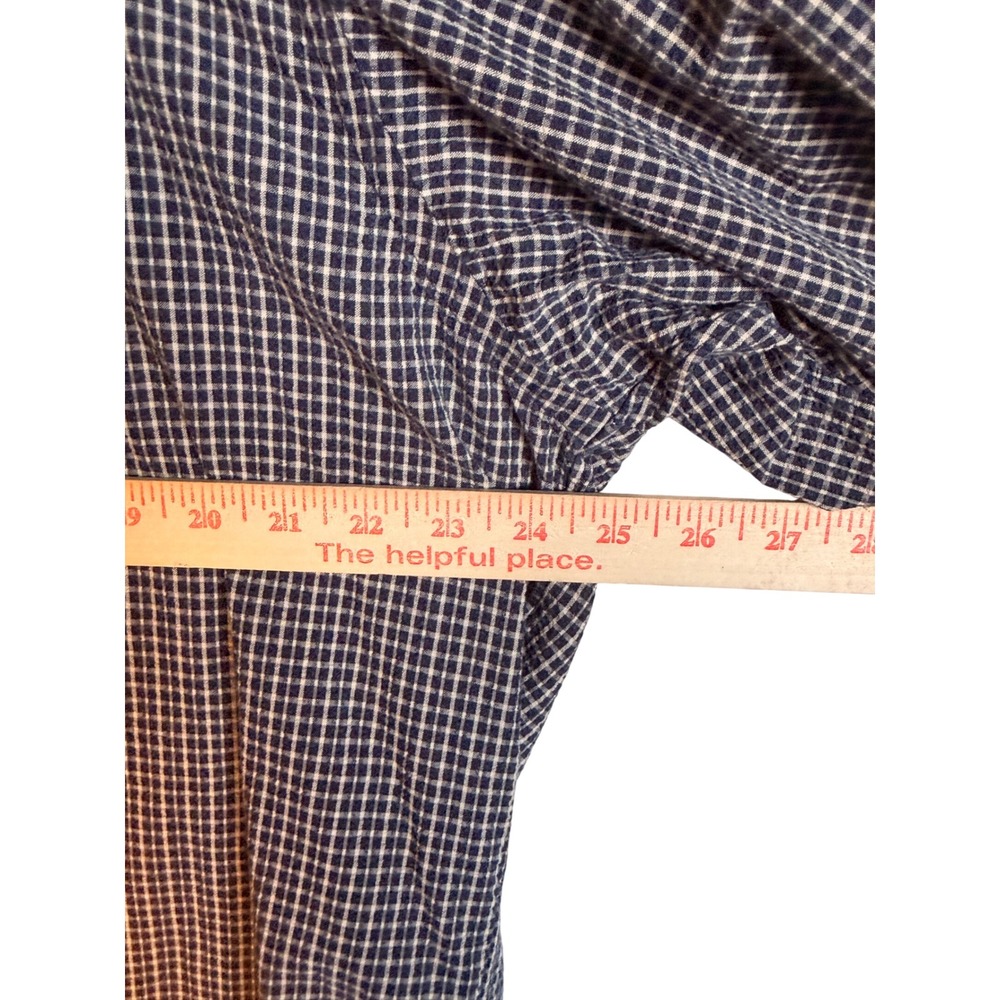 Ralph Lauren Blair Brown Check Shirt Large Old Money Preppy Country Club Cotton - Picture 7 of 10